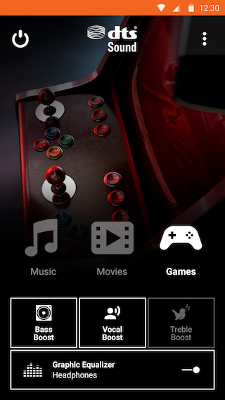 Main Screen - Headphones - Games