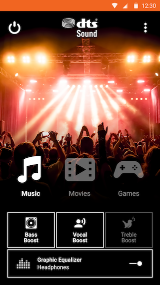 Main Screen - Music