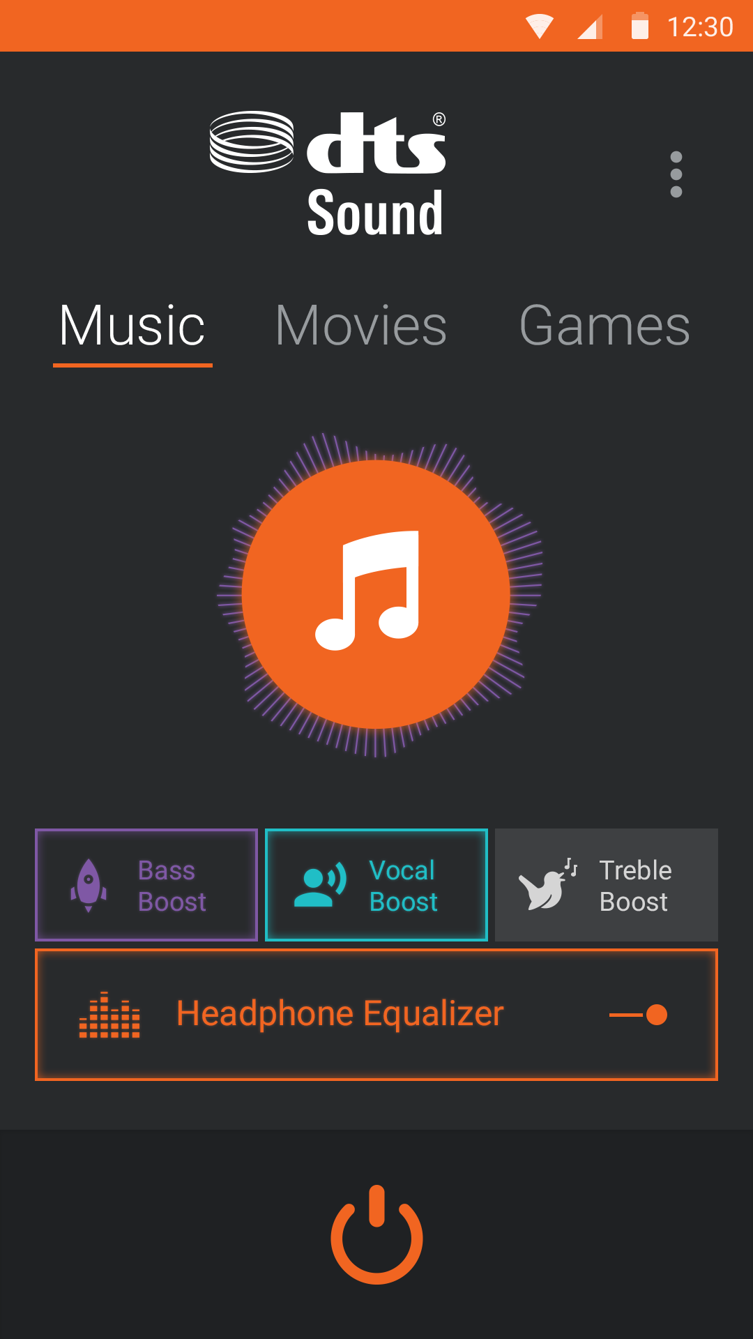 'DTS Sound' Android App Design Concepts (2016)