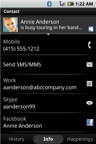 Motorola Contacts App (2010)