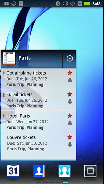 Task Widget