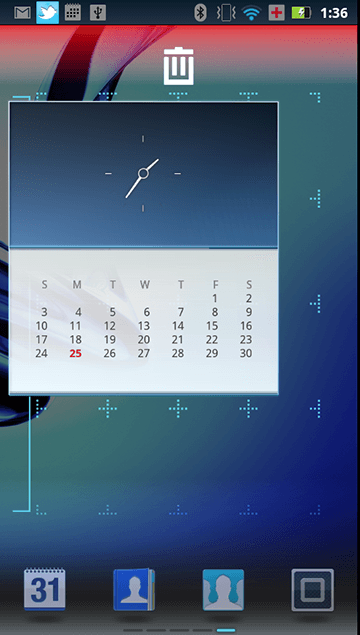 Moving a Widget