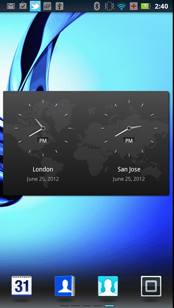 World Clock Widget