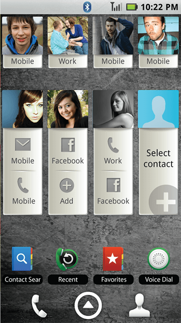 Contact Widget Study