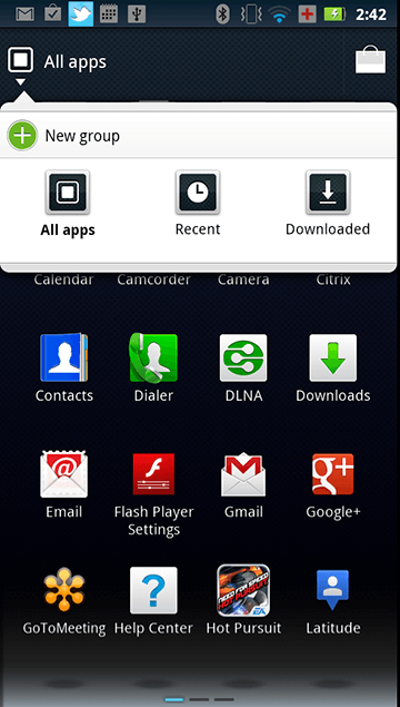 Groups Popup