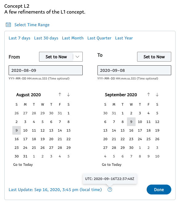 Screen capture of refined concept based on an internal tool's design'